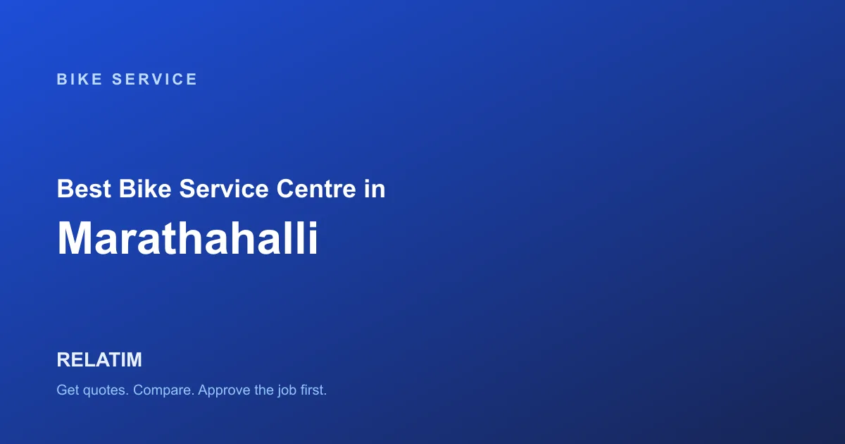 Best Bike Service Centre in Marathahalli, Bangalore